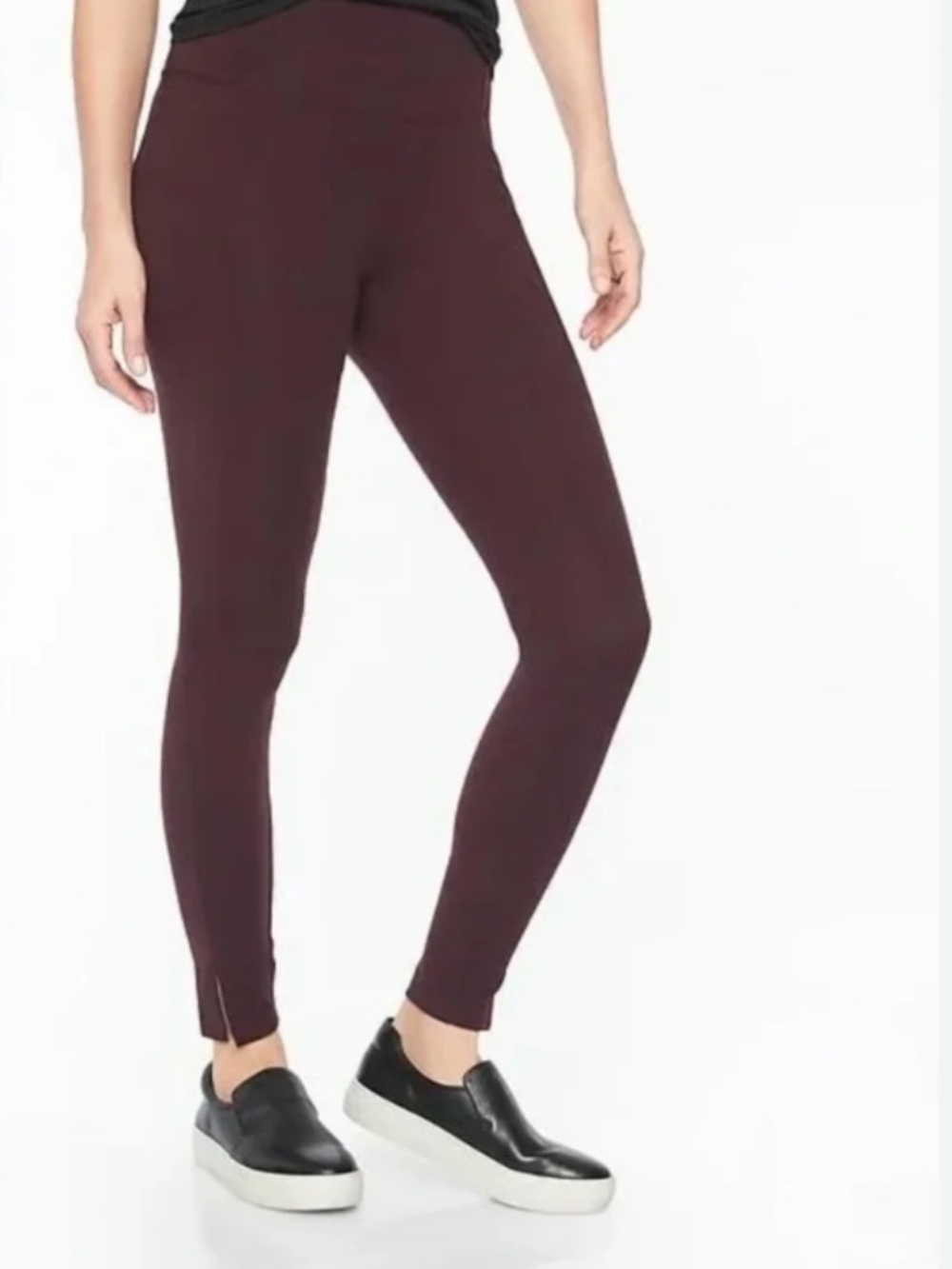 Athleta Women's Mercer Tight Burgundy High-Waist Leggings